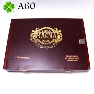 Caja de cigarros de madera vacía Casa Magna Magnus II Calígula 9,5" x 6,75" x 1,5" A60 - Imagen 1 de 8