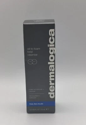 NUEVO EN CAJA Dermalogica Aceite a Espuma Limpiador Total Tamaño de Viaje Mini 15 ml/0,5 oz ATHN Foto 1 de 4