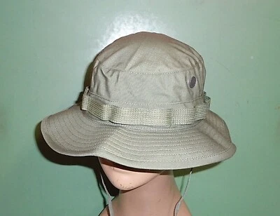 USGI OD Green Hot Weather Type II Ripstop Jungle Boonie Sun Hat Cap All Sizes - Image 1 of 4