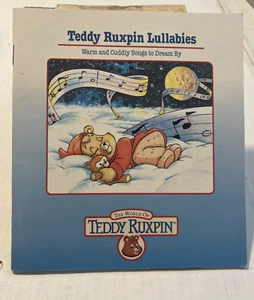 The World Of Teddy Ruxpin Lullabies Book Warm & Cuddly Songs To Dream - Picture 1 of 4