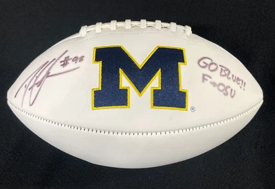 Devin Gardner Signed & Inscribed "F-OSU" Michigan Wolverines Football JSA COA - Image 1 of 4