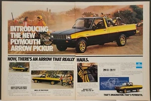 1979 Plymouth Arrow Pickup Truck 2 page Print Ad - Picture 1 of 1