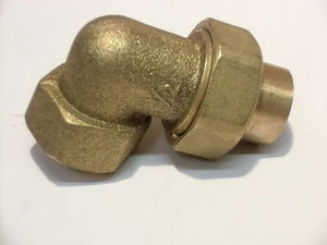 AB209-Sanha Löt Winkel Verschraubung 18mm Löt- 1/2" IG konisch dicht. Mod 4096G - Bild 1 von 1