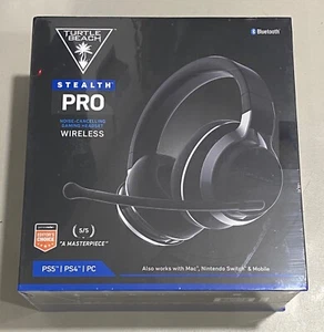 Turtle Beach Stealth Pro Wireless Noise Cancelling Gaming Headset - PS5 - Black - Picture 1 of 4