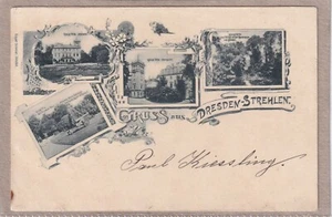 Ansichtskarte Strehlen (Dresden) - Königliche Villa Geschütz/Westseite/Nordseite - Picture 1 of 2