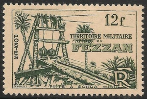Libya Fezzan #2N7 (OS3) VF MINT - 1949 12fr Well at Gorda - Picture 1 of 1