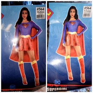 Disfraz de Supergirl Adulto DC Halloween Juegos con disfraces Med o XL - Imagen 1 de 5