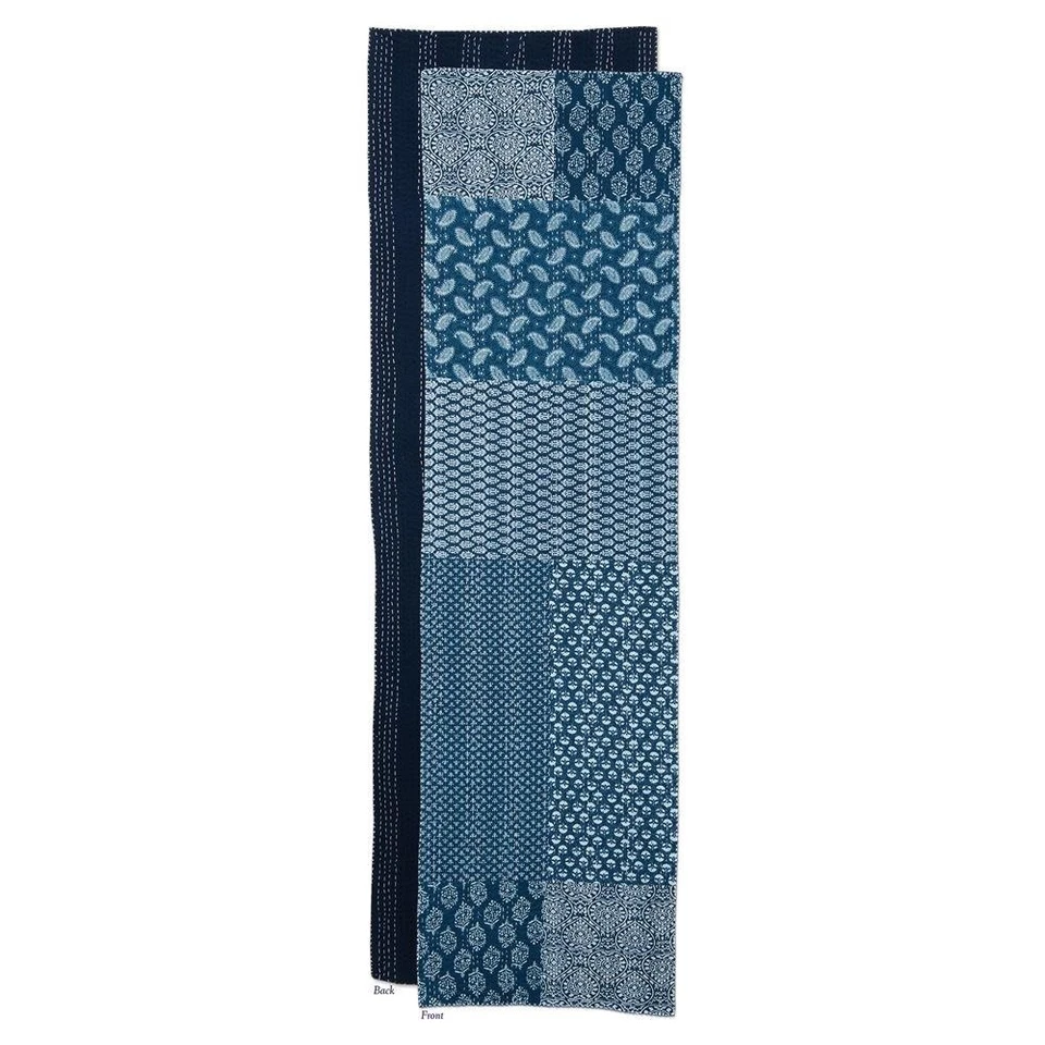 Heritage Lace True Blue 20x72 Table Runner Blue Home Decor Vintage Kitchen - Image 1 of 1