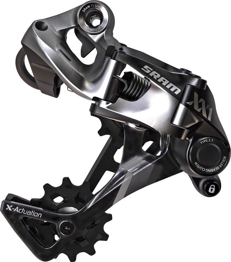 SRAM XX1 11-Speed Rear Derailleur - Carbon Fiber, Medium Cage, Black, for 1x11 - Image 1 of 1