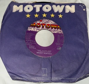 Just To See Her / Im Gonna Love You Smokie Robinson 7 in Single - Picture 1 of 5
