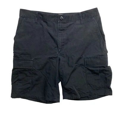 Pantalones Cortos de Carga Tácticos PROPPER Para Hombre Talla Mediana Negros Mezcla de Algodón Militares Foto 1 de 4