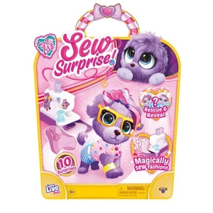Little Live Pets Scruff-a-Luvs Sew Surprise Purple Plush - Picture 1 of 6