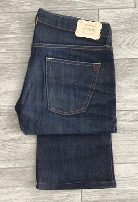 DAMAS MUJERES REPLAY SLIM BOOTCUT JEANS AZUL OSCURO DENIM W31 = W13 - L32 Foto 1 de 3