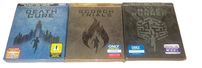 Maze Runner Trilogy Blu-Ray Dvd Digital Steelbook Collection Best Buy Exclusives - Image 1 of 4