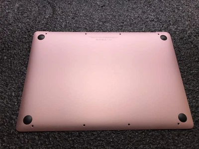 Capa inferior Apple MacBook 12 polegadas (início de 2016) com bateria ouro rosa - Imagem 1 de 3