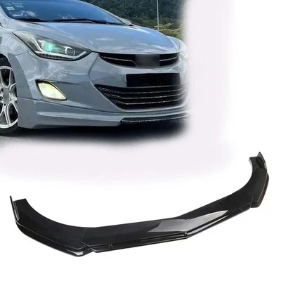 For Hyundai Elantra GT Hatchback 13-2017 Front Bumper Lip Splitter Spoiler Kit Foto 1 de 4