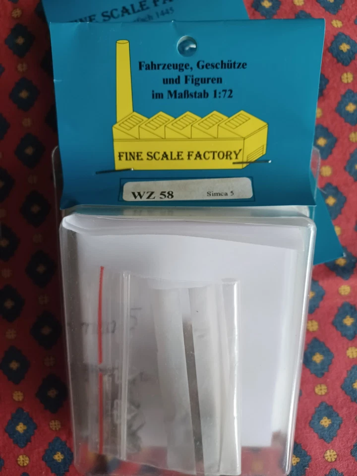FSF WZ58 - l.Pkw (o) SIMCA 5 - resin kit 1:72 - Immagine 1 di 1