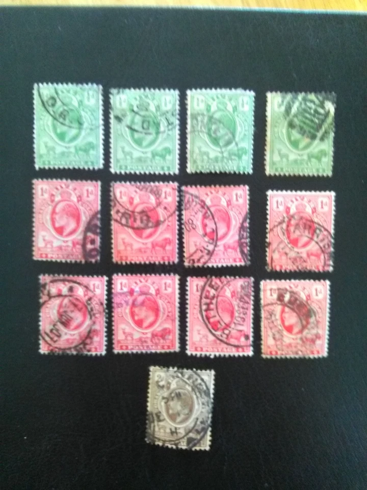 ORANGE RIVER COLONY USED STAMPS 1903-9 KEV11 SPRINGBOK & GNU 1/2d,1d,2d. - Image 1 of 1