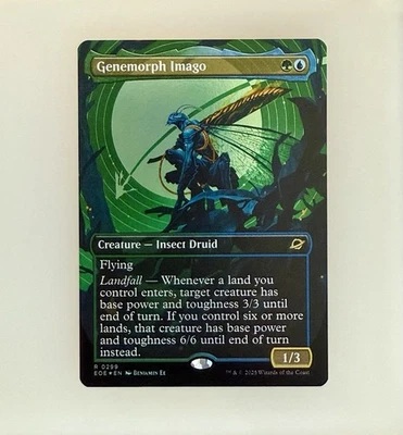 Magic the Gathering - Genemorph Imago (Borderless) Edge of Eternities Foil NM - Image 1 of 2