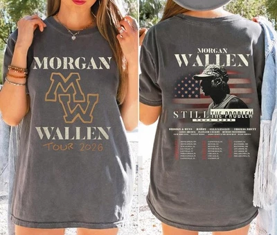 ¡¡¡NUEVO!!! Camiseta Morgan Wallen Still The Problem Tour 2026 Música Country ENVÍO RÁPIDO Foto 1 de 3