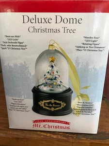 Mr Christmas 75th Anniversary Musical Glass Dome Rotating Christmas Tree......b8 - Picture 1 of 5