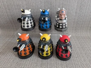 Doctor Who Full Set of Paradigm Dalek & Davros Titan Vinyl 3.5" Figure Bundle - Picture 1 of 3