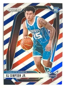 2024-25 Prizm KJ Simpson RWB Prizm Refractor Rookie SP RC #247 Red White & Blue - Bild 1 von 12