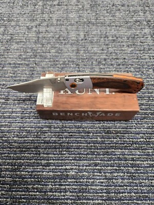 Mini cuchillo plegable río torcido Benchmade 15085-2 de 3,4 pulgadas Foto 1 de 4