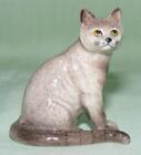 Klima Miniature Porcelain Animal Figure Chartreux Cat Sitting L765