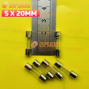10 PIEZAS 1.5A 250V Fusible de soplado rápido Fusible de tubo de vidrio Fusible de 1.5 Amp F1.5AL250V 5X20mm - Imagen 1 de 2