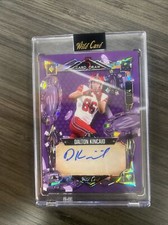 2022 Wild Card 5 Card Draw Dalton Kincaid Purple Rainbow Foil Rookie Auto /4