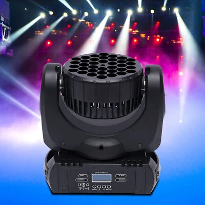 3W RGBW LED Laser Moving Head Stage Light DJ Disco Party Effect Lighting DMX-512 - Image 1 of 4