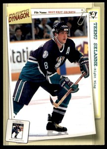 1997-98 Pacific Dynagon Best Kept Secrets Teemu Selanne Anaheim Mighty Ducks #4
