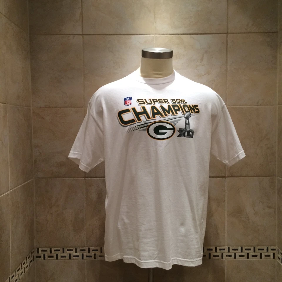男式 Green Bay Packers Superbowl 45 T 恤 — 第 1/1 张图片