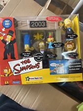 The Simpsons Springfield Playset 2003 Year's Eve Tru MIB