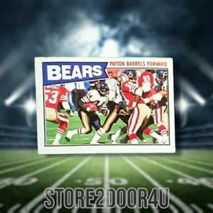 WALTER PAYTON 1987 TOPPS Barrels Forward Chicago BEARS Football CARD #43 HOF - Picture 1 of 4