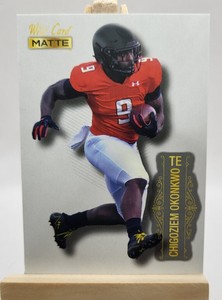 2022 Wild Card Matte White MB-136 RC Chigoziem Okonkwo Tennessee Titans TE
