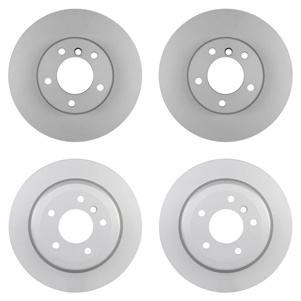 博世QuietCast前后转子盘式制动垫套件适用于宝马E92 328i 2011-2013 — 第 1/1 张图片