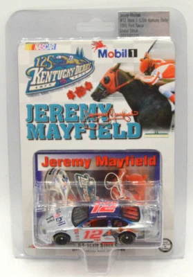 Action Jeremy Mayfield #12 Mobil 1 125th Kentucky Derby 1999 Ford Taurus 1:64   - Image 1 of 2