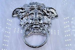 Gianni Versace door handle knocker medusa sunglasses vintage chain bag SILVER - Picture 1 of 4