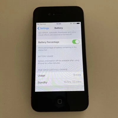 Apple iPhone 4S - 16GB - Black A1387 Good Battery - Image 1 of 4