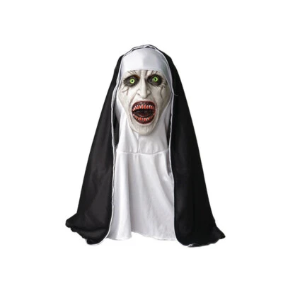 The Conjuring Nun Realistic Mask Party Face Cover Latex Headgear Costume Cosplay - Image 1 of 4