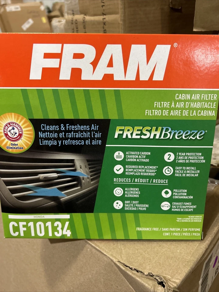 1 PACK FRAM CF10134 filtro de aire de cabina para Acura MDX 2007-2017 Pilot 2009-2017 Foto 1 de 1