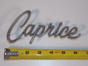 Vtg Chevrolet Caprice Car Vehicle Emblem Badge - Picture 1 of 6