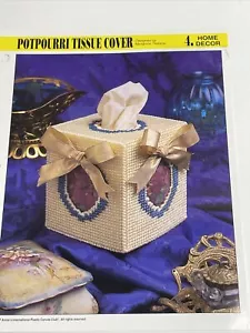 Annie's Attic Potpourri Tissue Cover Plastic Canvas Pattern - Picture 1 of 3