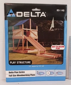 Delta Full Size Woodworking Plans - #80-146 Play Structure - New FREE SHIPPING - Picture 1 of 2