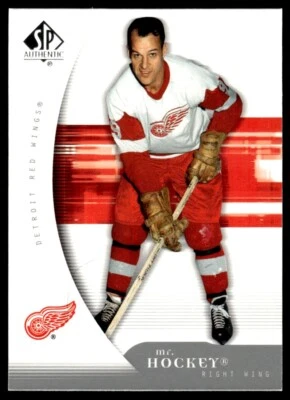 2005-06 SP Authentic mr hockey Gordie Howe Detroit Red Wings #38 - Image 1 of 2