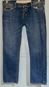 Abercrombie & Fitch Capri Cropped Denim Jeans 30 x 23 Low Rise Mädchen Größe 16 - Bild 1 von 7