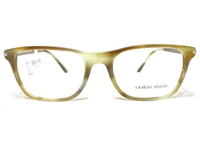 Новый Giorgio Armani AR7177 5773 мужской в полоску зеленый квадрат очки оправы 53/18 - Изображение 1 из 4