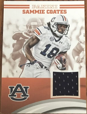 2015 Panini Auburn Team Collection Jersey Sammie Coates SC-AU Tigers - Image 1 of 2